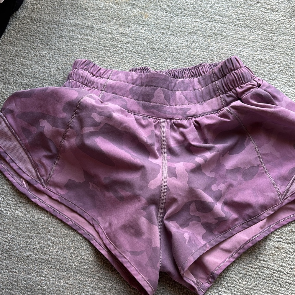 Lululemon Athletica Pink Athletic Shorts
